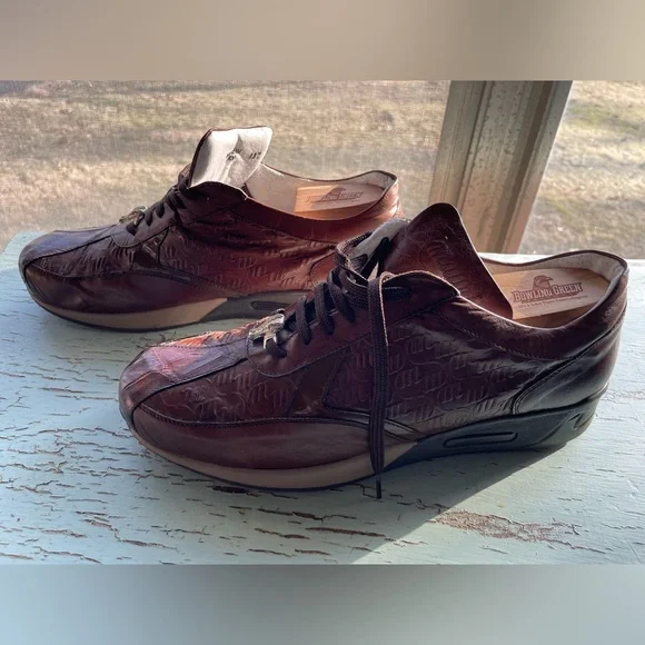 Mauro Alligator Sneakers Size 13 - Picture 2 of 8